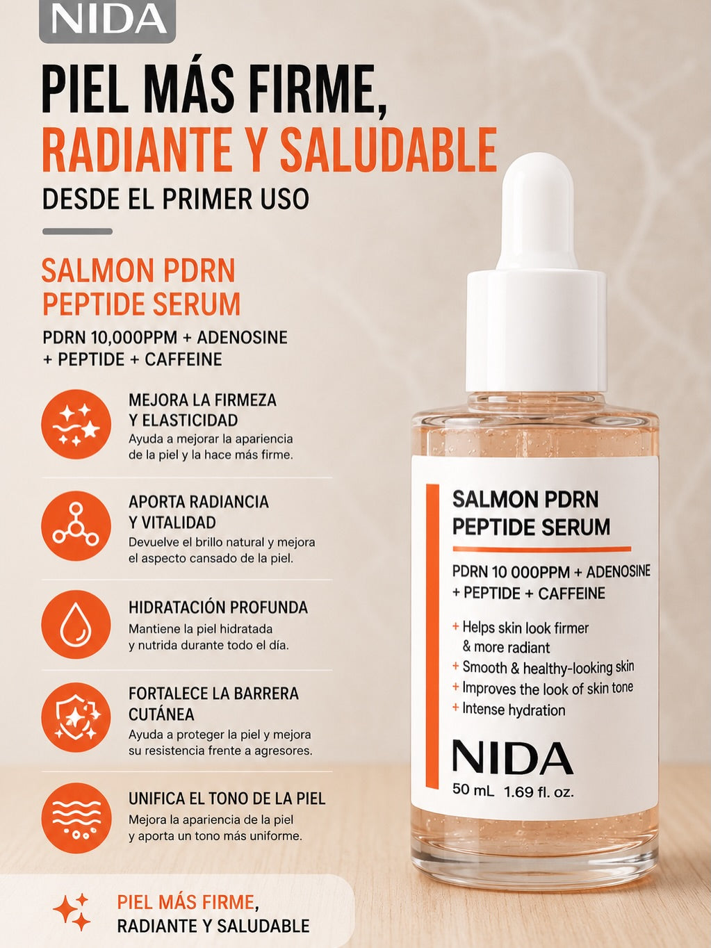 Semen de salmon sérum